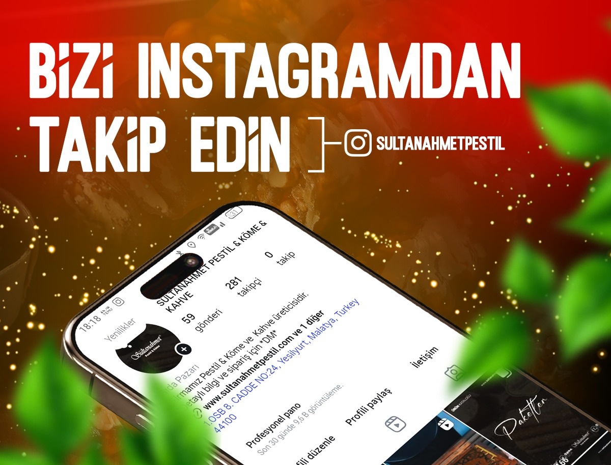 Bizi İnstagramdan Takip edin.
